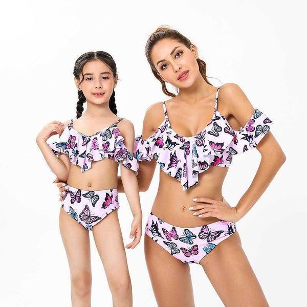 parent child swimsuit split bikini two piece big middle children mother and daughter, Blue
parent child swimsuit split bikini two piece big middle children mother and daughter, Blue