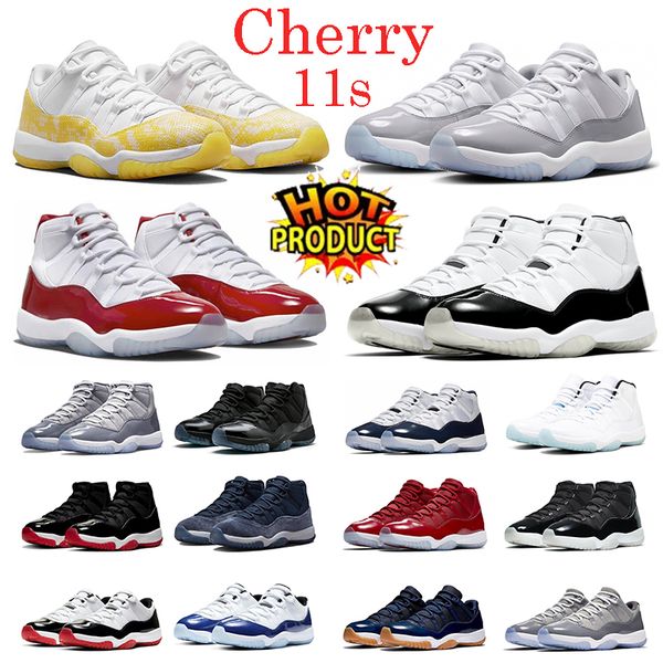 box with 11 cherry 11s basketball shoes men women cement grey yellow snakeskin midnight navy pure violet cap and gown jubilee jumpman 11 spo
box with 11 cherry 11s basketball shoes men women cement grey yellow snakeskin midnight navy pure violet cap and gown jubilee jumpman 11 spo