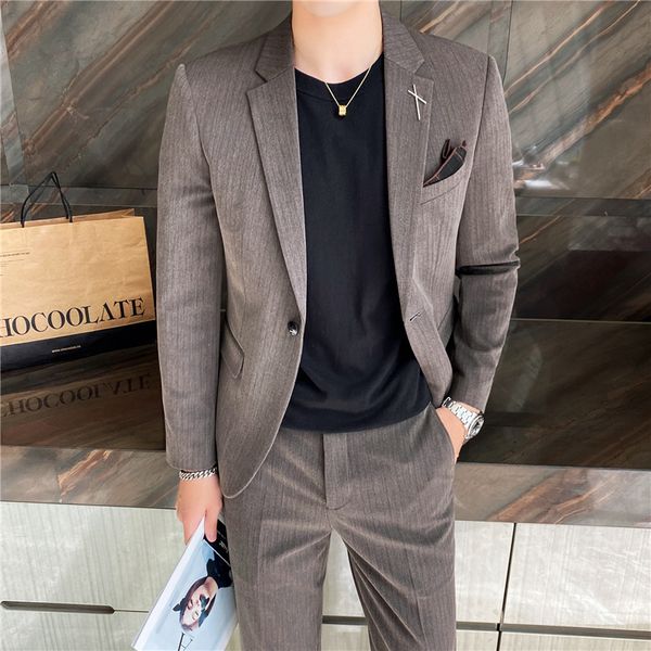 men's suits blazers jacketspants brand clothing men's cotton business blazers/male slim fit cotton two suit/striped groom dress 23, White;black
men's suits blazers jacketspants brand clothing men's cotton business blazers/male slim fit cotton two suit/striped groom dress 23, White;black