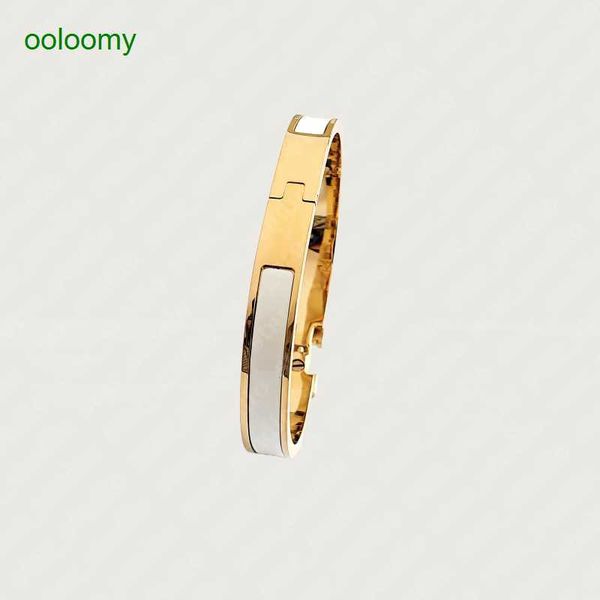 classic 18k gold h bangle ladies bracelet gold letter bracelets enamel brand bangles colorfast hypoallergenic with dust bag ypek, Black
classic 18k gold h bangle ladies bracelet gold letter bracelets enamel brand bangles colorfast hypoallergenic with dust bag ypek, Black