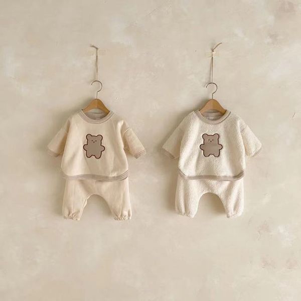 clothing sets milancel spring baby clothing set toddler bear suit fur lining girls hoodie suit boys outfit 230505, White
clothing sets milancel spring baby clothing set toddler bear suit fur lining girls hoodie suit boys outfit 230505, White