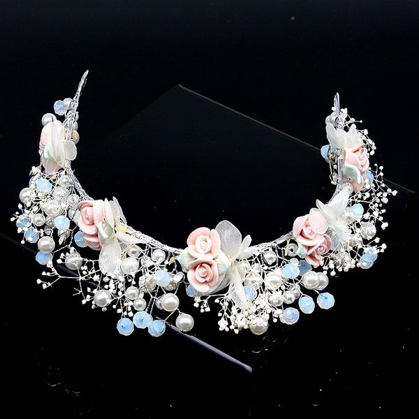 popular handmade pearl flower sweet hair band fresh and beautiful head flower girl performance half round flower hair band children's h, Silver
popular handmade pearl flower sweet hair band fresh and beautiful head flower girl performance half round flower hair band children's h, Silver