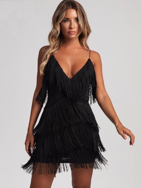 Casual Dresses Sexy Deep V-neck Backless Patchwork Bodycon Dress Spring Summer Fringe Tassel Club Party Prom Mini 2023, Red
Casual Dresses Sexy Deep V-neck Backless Patchwork Bodycon Dress Spring Summer Fringe Tassel Club Party Prom Mini 2023, Red