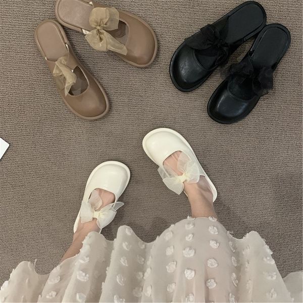 slippers summer fashion casual women's slippers baotou rubber bow flat bottom comfortable women's slippers zapatillas de mujer 230, Black
slippers summer fashion casual women's slippers baotou rubber bow flat bottom comfortable women's slippers zapatillas de mujer 230, Black