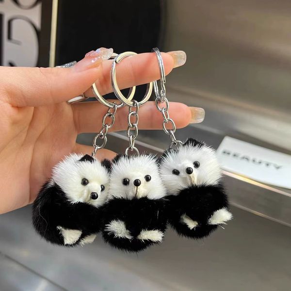 10pcs/lots cute real genuine mink fur panda bear bag charm keychain purse car phone pendant kids toys, Silver
10pcs/lots cute real genuine mink fur panda bear bag charm keychain purse car phone pendant kids toys, Silver