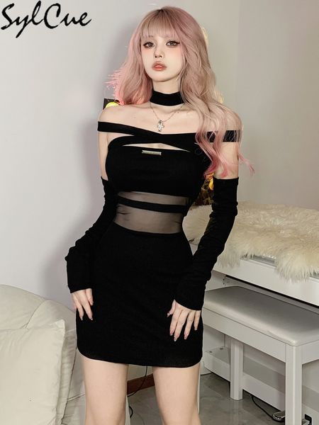 party dresses sylcue tulle perspective mature nightclub charm feminine black mysterious high street soft elastic women's corset dress 2, White;black
party dresses sylcue tulle perspective mature nightclub charm feminine black mysterious high street soft elastic women's corset dress 2, White;black