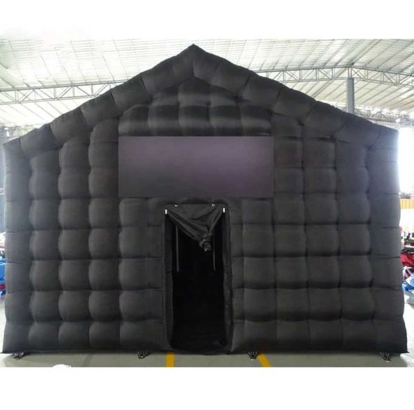 8x5x4m giant custom portable black inflatable nightclub cube party bar tent lighting night club for disco wedding event with blower
8x5x4m giant custom portable black inflatable nightclub cube party bar tent lighting night club for disco wedding event with blower
