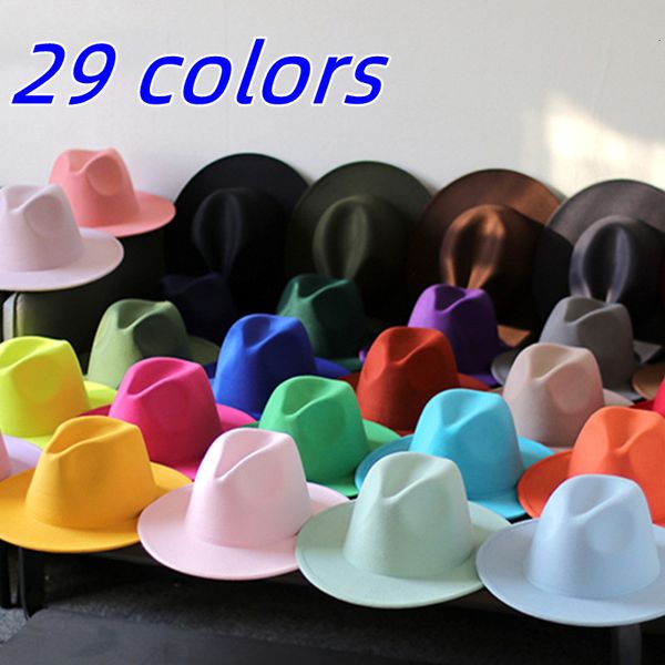 wide brim hats bucket monochrome fedora color adjustable hat felt fluorescent green jazz winter 230504, Blue;gray
wide brim hats bucket monochrome fedora color adjustable hat felt fluorescent green jazz winter 230504, Blue;gray