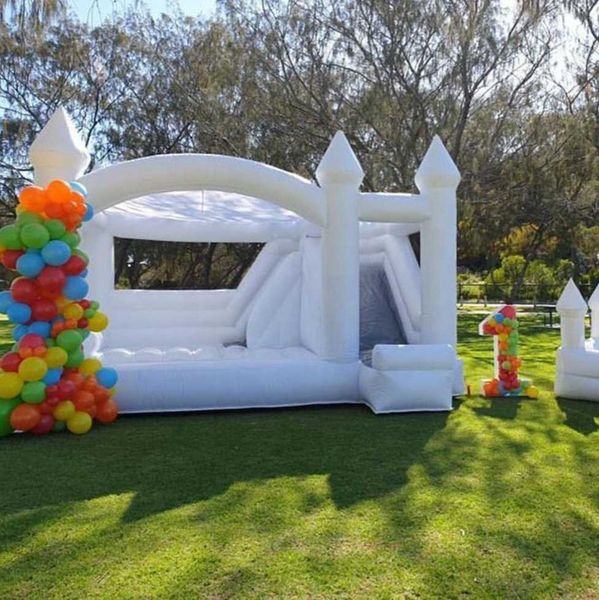 white pvc jumper inflatable wedding bounce castle with slide jumping bed bouncy castle bouncer house for fun
white pvc jumper inflatable wedding bounce castle with slide jumping bed bouncy castle bouncer house for fun
