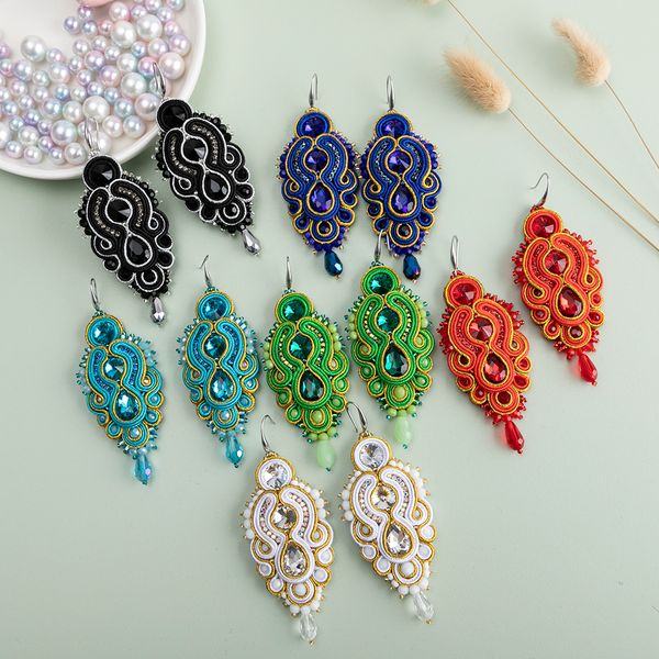 dangle chandelier design colorful crystal handmade ethnic style earrings statement fashion jewelry accessories for women 230505, Silver
dangle chandelier design colorful crystal handmade ethnic style earrings statement fashion jewelry accessories for women 230505, Silver