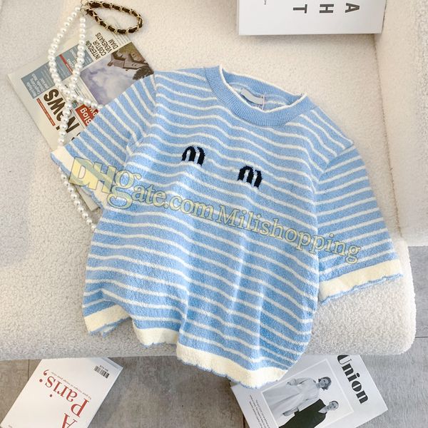 women designer t shirt fashion striped tees party short sleeve brand clothing 445#, Black
women designer t shirt fashion striped tees party short sleeve brand clothing 445#, Black