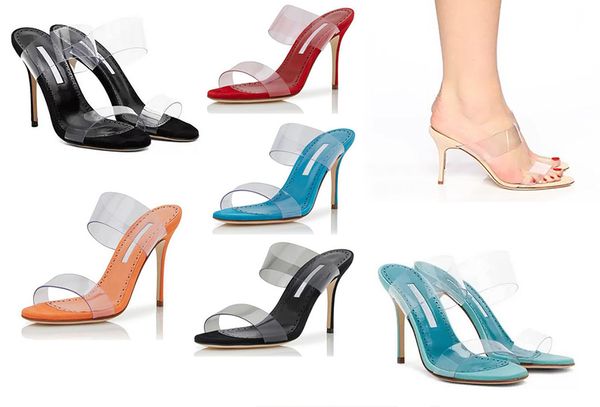 design party wedding sandals shoes women scolto clear pvc open toe mules stiletto heels summer pointed toe bridal banquet sandal eu 35-43, Black
design party wedding sandals shoes women scolto clear pvc open toe mules stiletto heels summer pointed toe bridal banquet sandal eu 35-43, Black