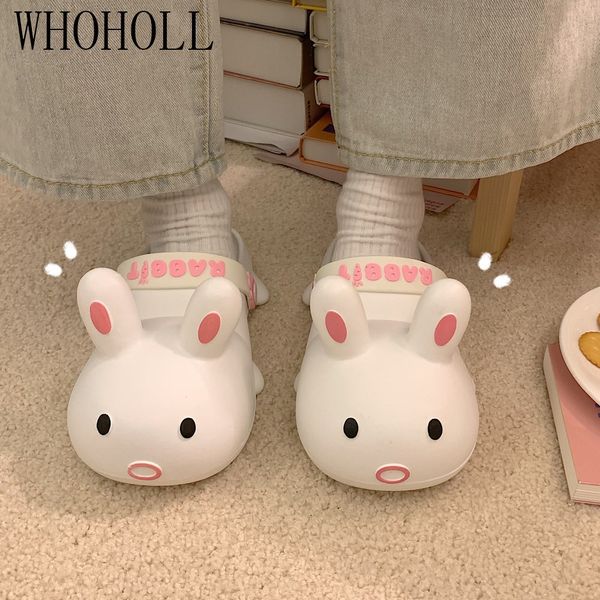 slippers whoholl summer women slippers lovely cartoon rabbit hole sandals shoes female students wear anti-skid girls sandals 230505, Black
slippers whoholl summer women slippers lovely cartoon rabbit hole sandals shoes female students wear anti-skid girls sandals 230505, Black