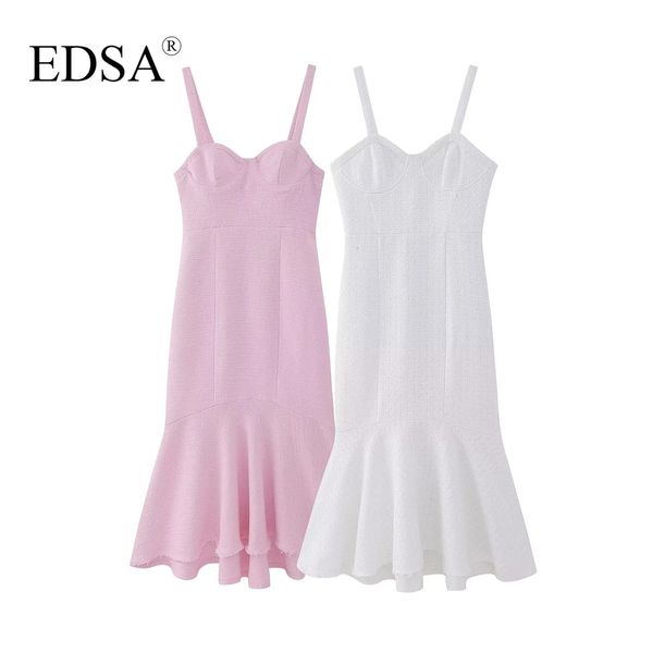 casual dresses edsa women elegant textured midi dress with ruffles sweetheart neckline wide straps asymmetric frayed hem tweed 230504, Black;gray
casual dresses edsa women elegant textured midi dress with ruffles sweetheart neckline wide straps asymmetric frayed hem tweed 230504, Black;gray
