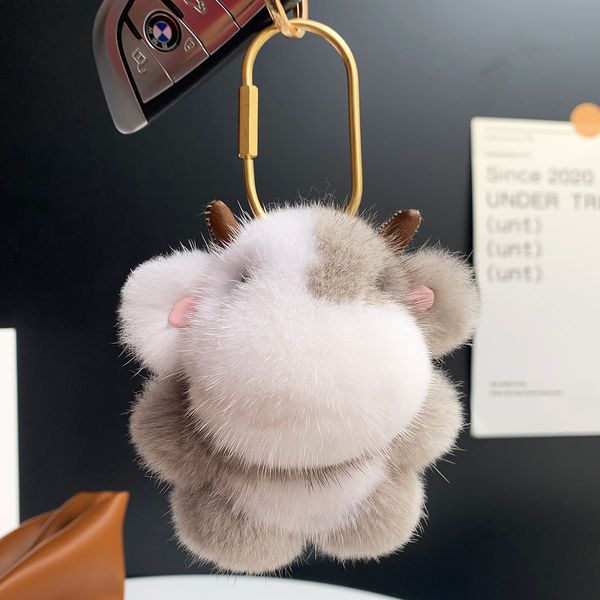 cute real genuine mink fur cow keyring handbag purse car phone pandent gift, Silver
cute real genuine mink fur cow keyring handbag purse car phone pandent gift, Silver