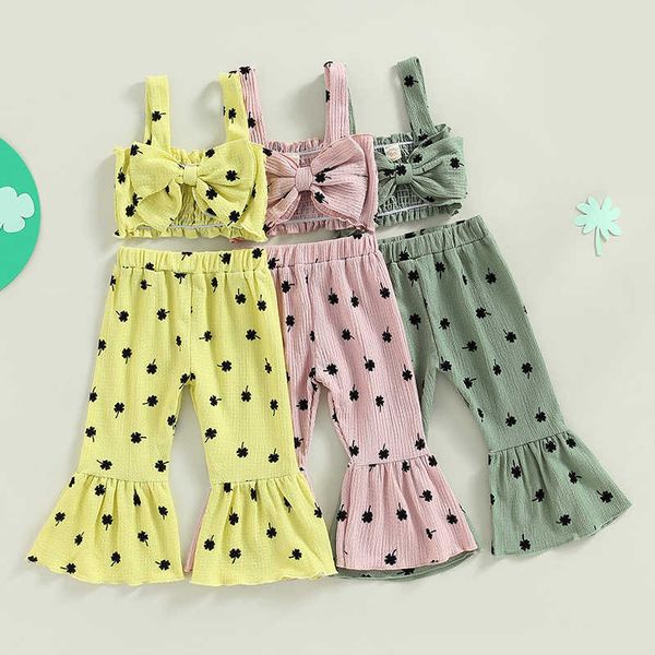 clothing sets focusnorm 1-5y lovely kids girls clothes set four-leaf clover print bowknot strap vest + elastic waist flare pants aa230504, White
clothing sets focusnorm 1-5y lovely kids girls clothes set four-leaf clover print bowknot strap vest + elastic waist flare pants aa230504, White