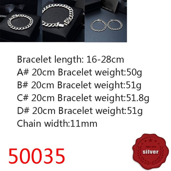50035 hip hop s925 sterling silver bracelet punk style personalized youth cross flower letter jewelry couple popular accessories, Golden;silver
50035 hip hop s925 sterling silver bracelet punk style personalized youth cross flower letter jewelry couple popular accessories, Golden;silver
