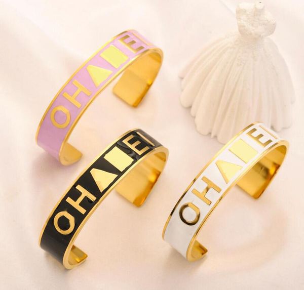 fashion desinger open bangle letter bracelet open luxury men women couples gift female friend exquisite premium jewelry accessories, Black
fashion desinger open bangle letter bracelet open luxury men women couples gift female friend exquisite premium jewelry accessories, Black