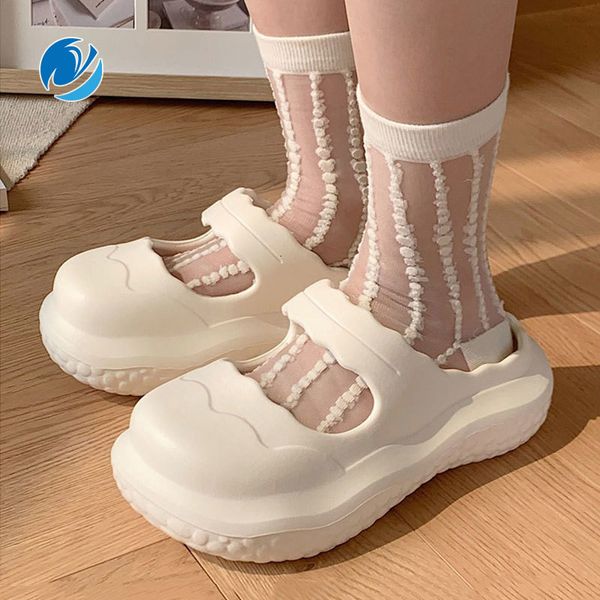 slippers mo dou women's slippers summer eva thick soft sole home shoes non-slip mary jane concise cool sweet for outdoors 230505, Black
slippers mo dou women's slippers summer eva thick soft sole home shoes non-slip mary jane concise cool sweet for outdoors 230505, Black