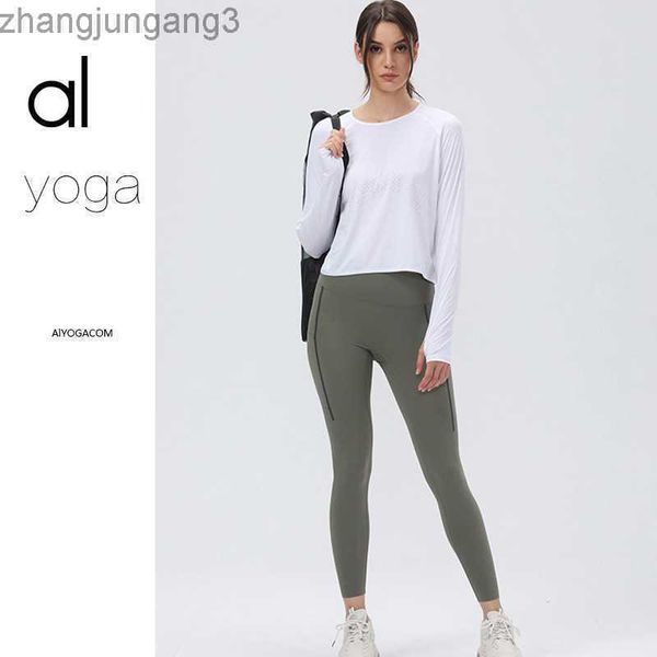 desginer alo yoga t shirt suit women's autumn and winter loose long-sleeved t-shirt gym sports quick-drying blouse, White
desginer alo yoga t shirt suit women's autumn and winter loose long-sleeved t-shirt gym sports quick-drying blouse, White