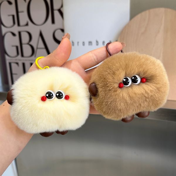 real rex rabbit fur bread keychain pompom ball bag charm purse phone pendant keyring tassels, Silver
real rex rabbit fur bread keychain pompom ball bag charm purse phone pendant keyring tassels, Silver