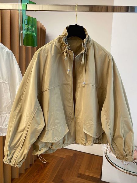 women's jackets spring casual short zipper women jacket stand collar loose pocket coat streetwear windbreak jacket female 230505, Black;brown
women's jackets spring casual short zipper women jacket stand collar loose pocket coat streetwear windbreak jacket female 230505, Black;brown