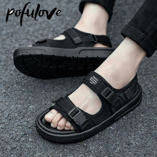 sandals pofulove mens sandals summer shoes platform slippers fashion designer beach sandals black male shoes zapatos 36 37 38 47 48 230504
sandals pofulove mens sandals summer shoes platform slippers fashion designer beach sandals black male shoes zapatos 36 37 38 47 48 230504