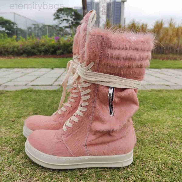 rick 2023 ro european and american fashion shoes horse fur and fur integrated boots round head elevated new sports shoes women's high b, Black
rick 2023 ro european and american fashion shoes horse fur and fur integrated boots round head elevated new sports shoes women's high b, Black