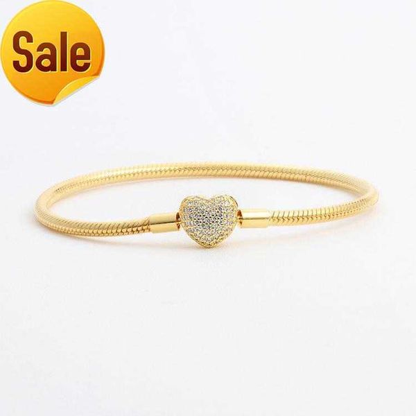 18k yellow gold plated cz diamond heart bracelets original box set for pandora 925 silver snake chain bracelet for women wedding jewelry, Golden;silver
18k yellow gold plated cz diamond heart bracelets original box set for pandora 925 silver snake chain bracelet for women wedding jewelry, Golden;silver