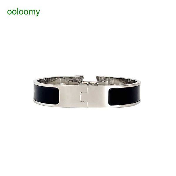 lassic h bracelet designer bangle luxury brand enamel bracelet for men women valentine's day mother' day jewelry holiday gift vqya, Black
lassic h bracelet designer bangle luxury brand enamel bracelet for men women valentine's day mother' day jewelry holiday gift vqya, Black