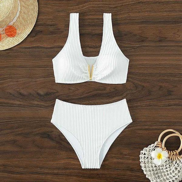 solid color high waist bikini beach split swimsuit women swimwear wholesale, White;black
solid color high waist bikini beach split swimsuit women swimwear wholesale, White;black