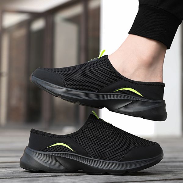 selling breathable half slippers comfortable summer mesh shoe outdoor non-slip sandals big size lightweight men shoes, Black
selling breathable half slippers comfortable summer mesh shoe outdoor non-slip sandals big size lightweight men shoes, Black
