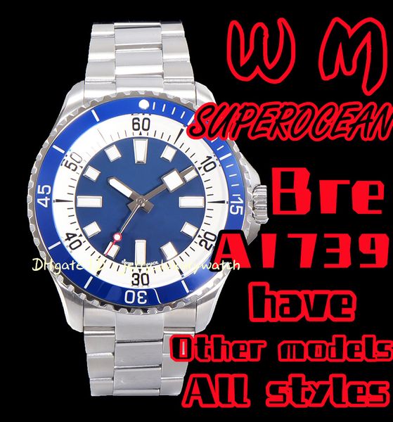 wm a1739 superocean luxury men's watch with swiss 2824 self-winding mechanical movement 44mm diameter 300 meters waterproof.two, Slivery;brown
wm a1739 superocean luxury men's watch with swiss 2824 self-winding mechanical movement 44mm diameter 300 meters waterproof.two, Slivery;brown
