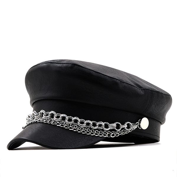 berets women ladies autumn winter beret hat pu leather british style flat octagonal cap adjustable female 230504, Blue;gray
berets women ladies autumn winter beret hat pu leather british style flat octagonal cap adjustable female 230504, Blue;gray