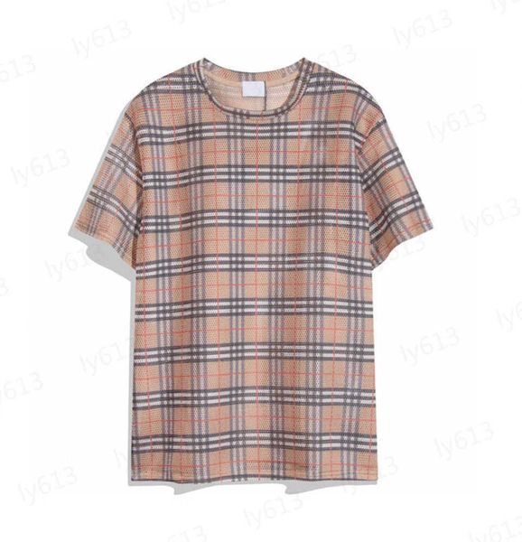 early spring mens t-shirts designer brown fashion casual loose plaid classic printed mesh fabric round neck short sleeve t-shirt male clothi, White;black
early spring mens t-shirts designer brown fashion casual loose plaid classic printed mesh fabric round neck short sleeve t-shirt male clothi, White;black