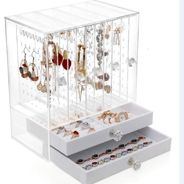 jewelry boxes luxury transparent acrylic jewelry storage box earrings display case nordic jewelry storage box large capacity 360 drawer gift, Black;white
jewelry boxes luxury transparent acrylic jewelry storage box earrings display case nordic jewelry storage box large capacity 360 drawer gift, Black;white
