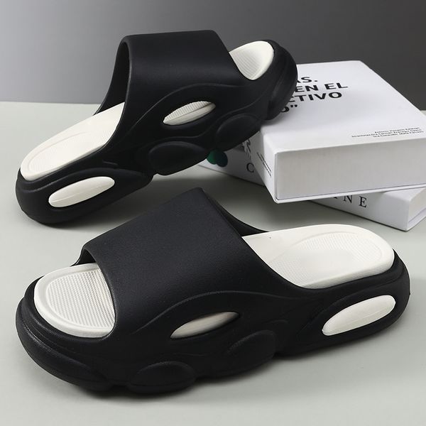slippers men thick platform cloud summer beach eva soft sole slide sandals casula ladies indoor bathroom anti slip shoes 230505, Black
slippers men thick platform cloud summer beach eva soft sole slide sandals casula ladies indoor bathroom anti slip shoes 230505, Black