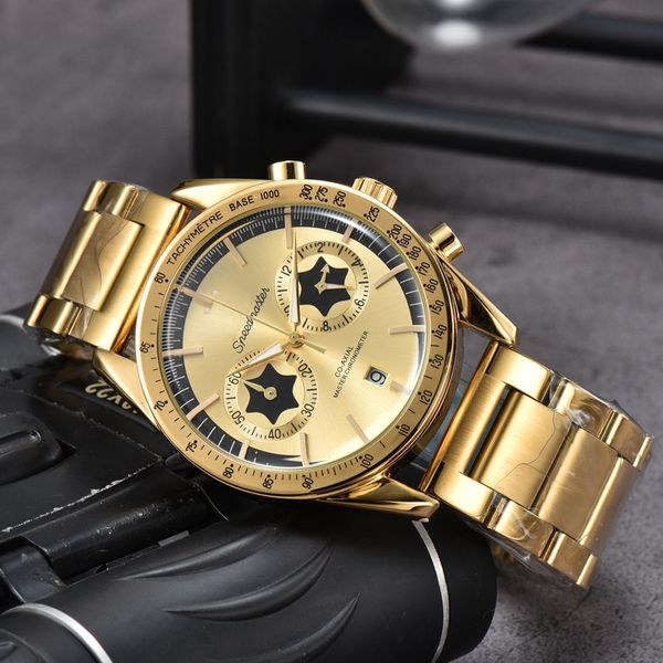 omeg wrist watches for men 2023 new mens watches five needles all dial work quartz watch luxury brand chronograph clock steel belt fashion m, Slivery;golden
omeg wrist watches for men 2023 new mens watches five needles all dial work quartz watch luxury brand chronograph clock steel belt fashion m, Slivery;golden