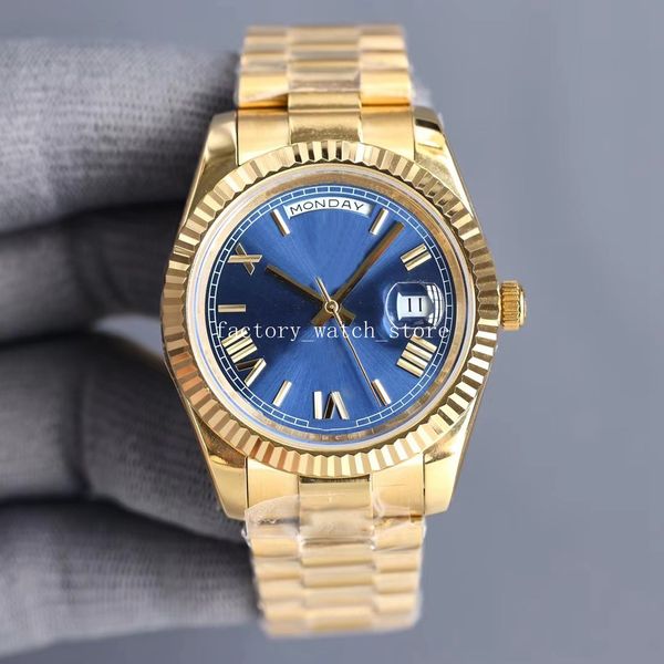 mens watches 41mm 228235 blue dial gold movement mechanical automatic men's wristwatches, Slivery;brown
mens watches 41mm 228235 blue dial gold movement mechanical automatic men's wristwatches, Slivery;brown