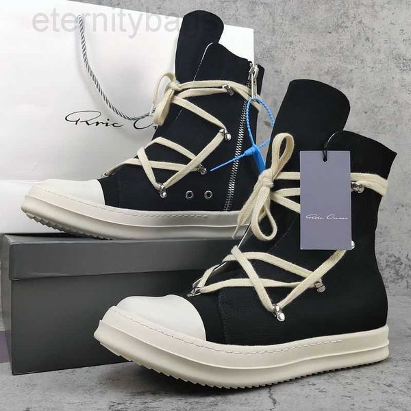 ro high shoes men's five-star rivet board shoes zipper geometry canvas casual shoes women's short boots trend rick owen, Black
ro high shoes men's five-star rivet board shoes zipper geometry canvas casual shoes women's short boots trend rick owen, Black