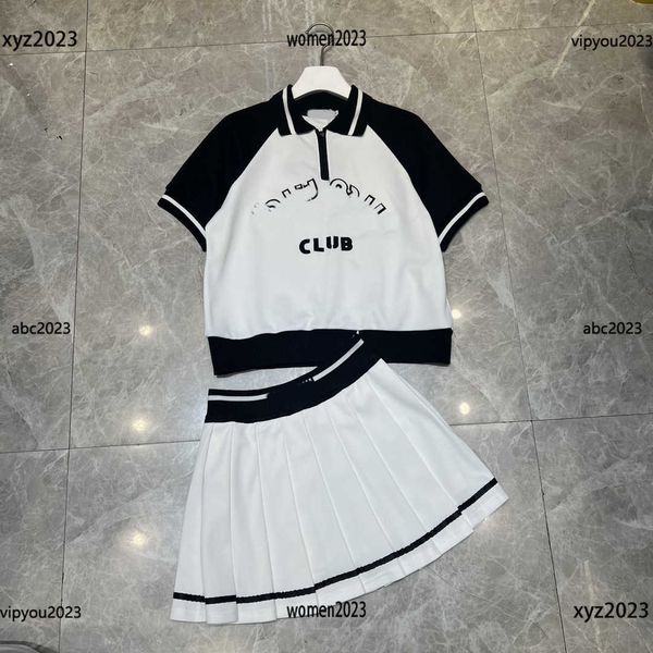 dresses for woman fashion womens dress summer sets two piece dress polo neck half zip short sleeved t-shirt and pleated short skirt, White
dresses for woman fashion womens dress summer sets two piece dress polo neck half zip short sleeved t-shirt and pleated short skirt, White