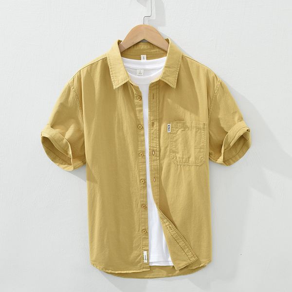 men's casual shirts literary style cotton short sleeved shirt for men in summer japanese vintage multicolor casual shirt men clothing 2, White;black
men's casual shirts literary style cotton short sleeved shirt for men in summer japanese vintage multicolor casual shirt men clothing 2, White;black