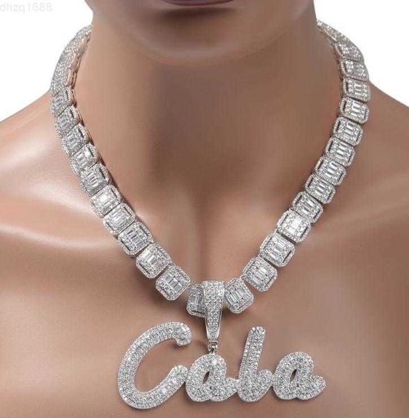 new design custom baguettes chain initial name plate necklace micro paved cz customized jewelry necklace for men women gift, Silver
new design custom baguettes chain initial name plate necklace micro paved cz customized jewelry necklace for men women gift, Silver