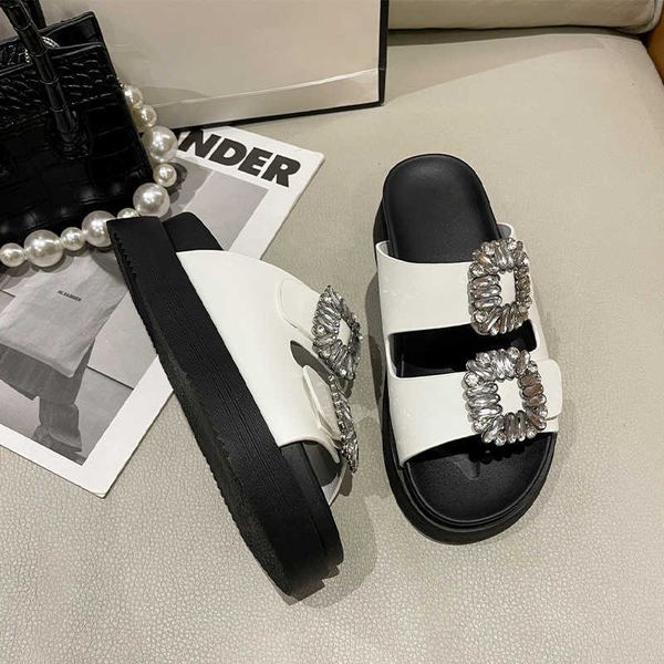slippers designer crystal flats women shoes platform sandals new brand summer flip flops dress slides femme zapatillas 230424, Black
slippers designer crystal flats women shoes platform sandals new brand summer flip flops dress slides femme zapatillas 230424, Black