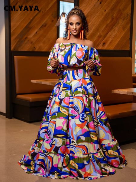 two piece dress cmyaya vintage women floral striped off shoulder blouse and ruffles hem big swing maxi long skirt 2 set outfits 230505, White
two piece dress cmyaya vintage women floral striped off shoulder blouse and ruffles hem big swing maxi long skirt 2 set outfits 230505, White