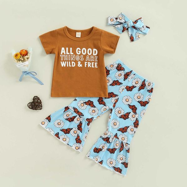 clothing sets focusnorm 3pcs infant kids girls sweet clothes sets 1-5y letter short sleeve t shirts+sunflowers flare pants headband aa230504, White
clothing sets focusnorm 3pcs infant kids girls sweet clothes sets 1-5y letter short sleeve t shirts+sunflowers flare pants headband aa230504, White