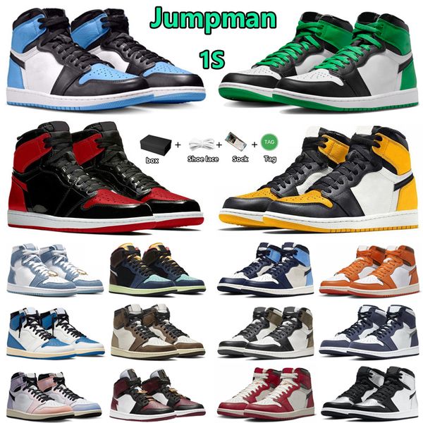 shoes jumpman 1 high og lucky green 1s black white men women sports sneakers dz5485-031 size 36-47
shoes jumpman 1 high og lucky green 1s black white men women sports sneakers dz5485-031 size 36-47