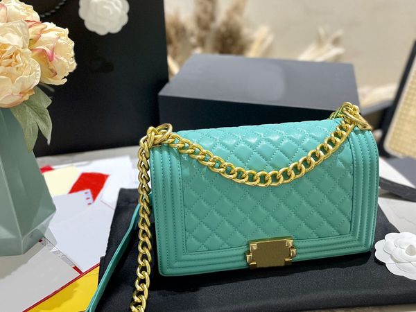 classic luxury woman diamond check quilting small bread boy metal chain handbag hardware flap 12 color soft sheepskin shoulder crossbody bag
classic luxury woman diamond check quilting small bread boy metal chain handbag hardware flap 12 color soft sheepskin shoulder crossbody bag