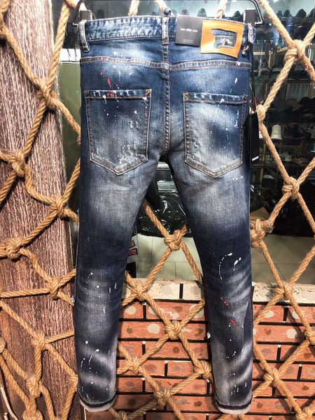 italian fashion european and american men's casual jeans high-end washed hand polished quality optimized 96081, Blue
italian fashion european and american men's casual jeans high-end washed hand polished quality optimized 96081, Blue