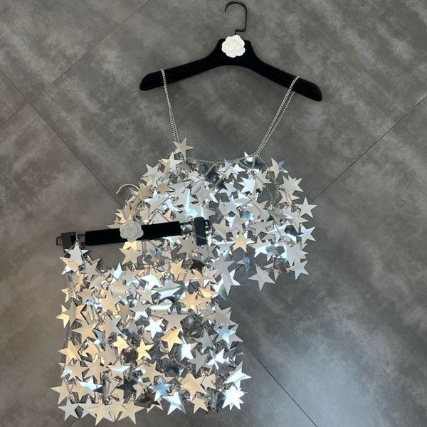 two piece dress borvemays summer fashion trend twopiece sets sleeveless fivepointed star hollow out tank mini skirts 230505, White
two piece dress borvemays summer fashion trend twopiece sets sleeveless fivepointed star hollow out tank mini skirts 230505, White